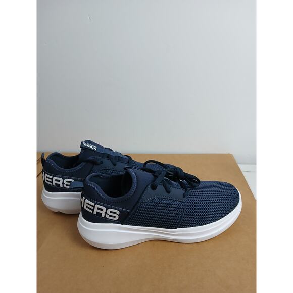 NWT SKECHERS GO RUN Women’s Navy Blue Size 4.5 - Picture 3 of 4